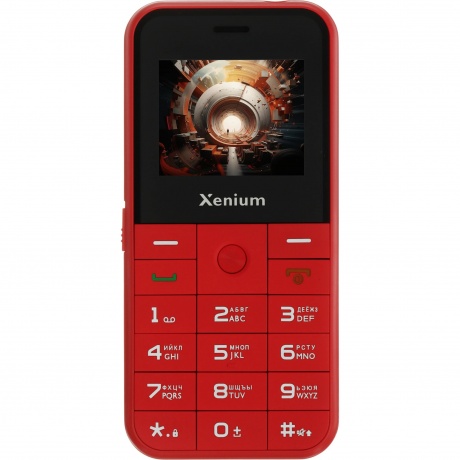 Мобильный телефон Xenium X718 Red - фото 2