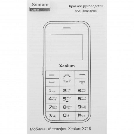 Мобильный телефон Xenium X718 Red - фото 16