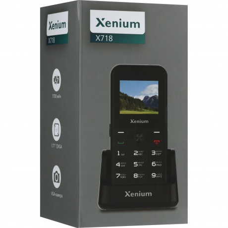 Мобильный телефон Xenium X718 Red - фото 22