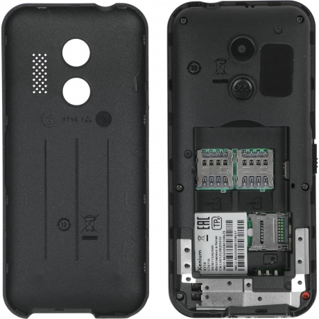 Мобильный телефон Xenium X718 Black - фото 16