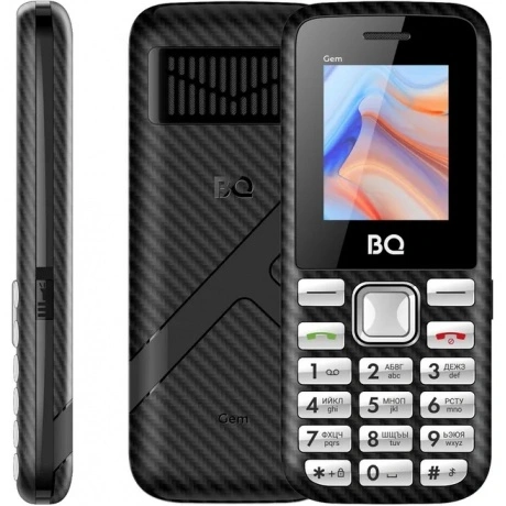 Мобильный телефон BQ 1860 Gem Black (без СЗУ в комплекте)