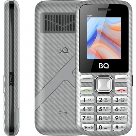 Мобильный телефон BQ 1860 Gem Gray (без СЗУ в комплекте)