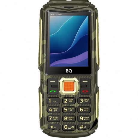 Мобильный телефон BQ 2430L Tank Connect Camouflage/Gold - фото 6