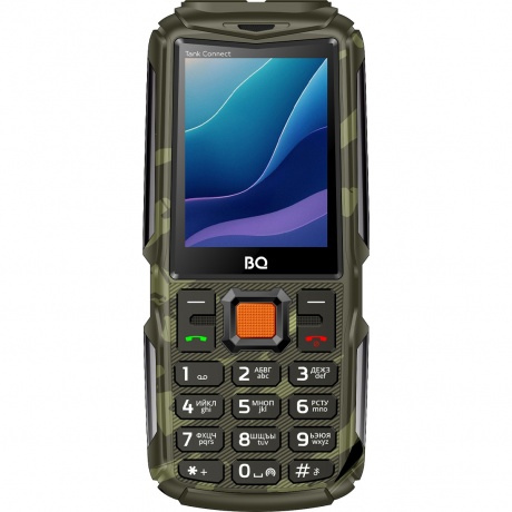 Мобильный телефон BQ 2430L Tank Connect Camouflage/Gunmetal - фото 2