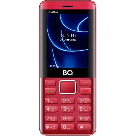Мобильный телефон BQ 2453 Quattro Red
