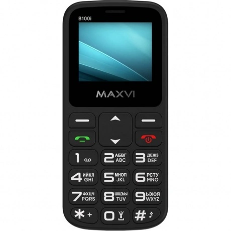 Мобильный телефон Maxvi B100i Black