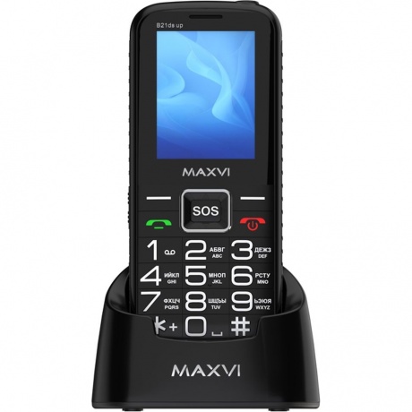 Мобильный телефон Maxvi B21ds up Black - фото 6