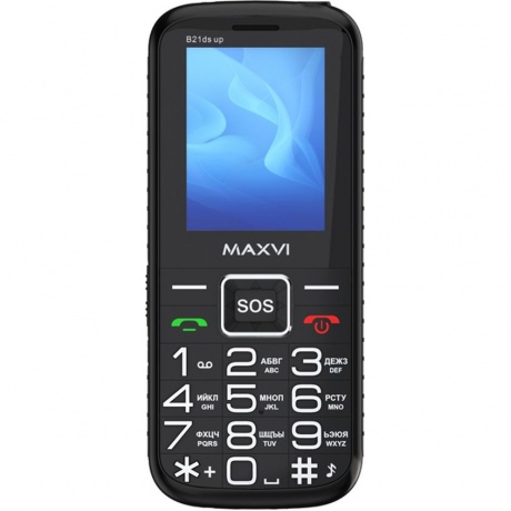 Мобильный телефон Maxvi B21ds up Black - фото 7