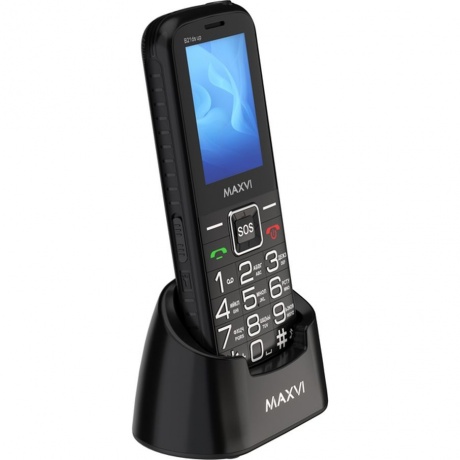 Мобильный телефон Maxvi B21ds up Black - фото 8