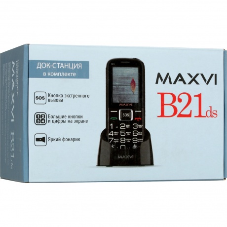 Мобильный телефон Maxvi B21ds up Blue - фото 25