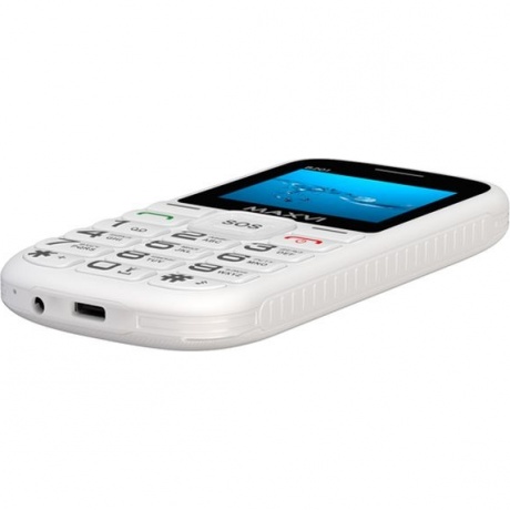 Мобильный телефон Maxvi B201 White - фото 8