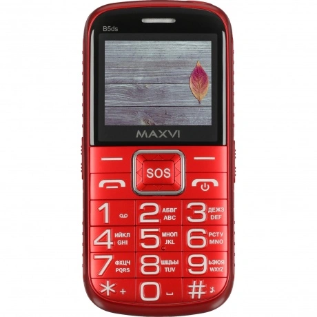 Мобильный телефон Maxvi B5ds up Red