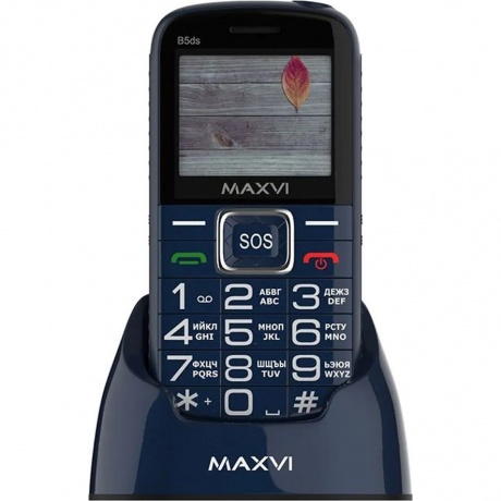 Мобильный телефон Maxvi B5ds up Blue - фото 11