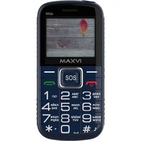 Мобильный телефон Maxvi B5ds up Blue - фото 12