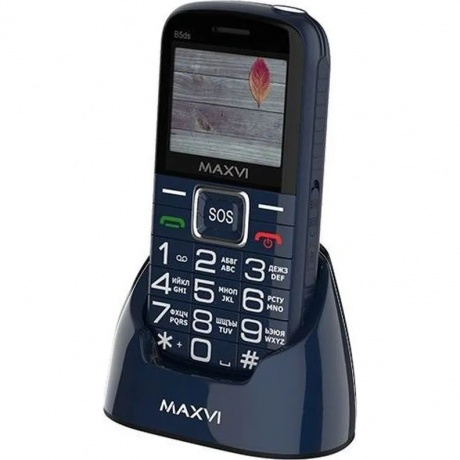 Мобильный телефон Maxvi B5ds up Blue - фото 15