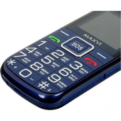 Мобильный телефон Maxvi B5ds up Blue - фото 19