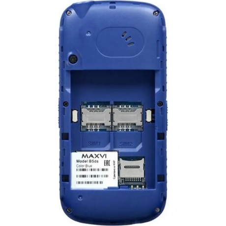 Мобильный телефон Maxvi B5ds up Blue - фото 20