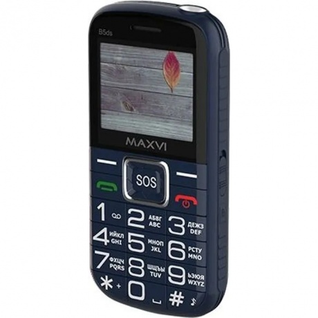 Мобильный телефон Maxvi B5ds up Blue - фото 3