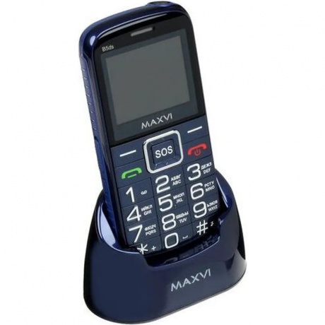 Мобильный телефон Maxvi B5ds up Blue - фото 21