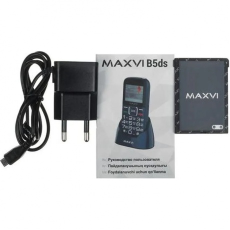 Мобильный телефон Maxvi B5ds up Blue - фото 22