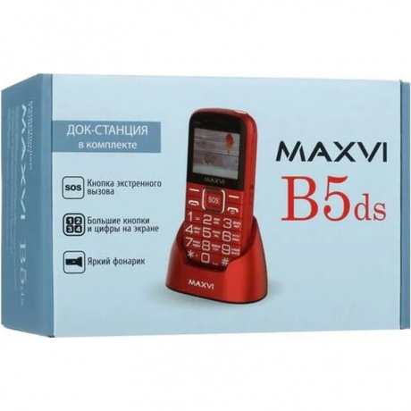 Мобильный телефон Maxvi B5ds up Blue - фото 24