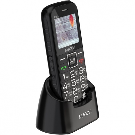 Мобильный телефон Maxvi B5ds up Black - фото 4