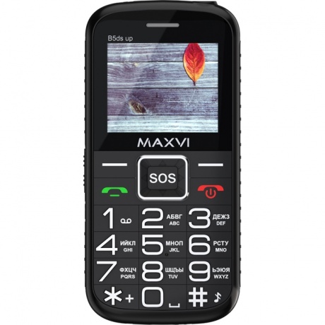 Мобильный телефон Maxvi B5ds up Black - фото 9