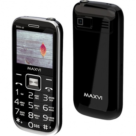 Мобильный телефон Maxvi B6ds up Black - фото 2