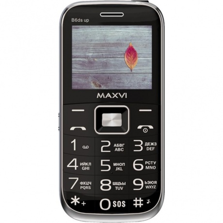 Мобильный телефон Maxvi B6ds up Black - фото 8