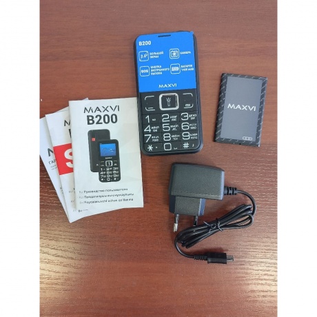 Мобильный телефон Maxvi B200 Black хорошее состояние - фото 2
