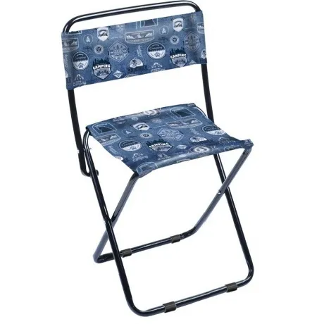 Стул поход. склад. со спинкой на замкн.опорах  (труба d18) "Ника...