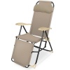 Кресло-шезлонг  складное "Ника" с подножкой К3  песочный