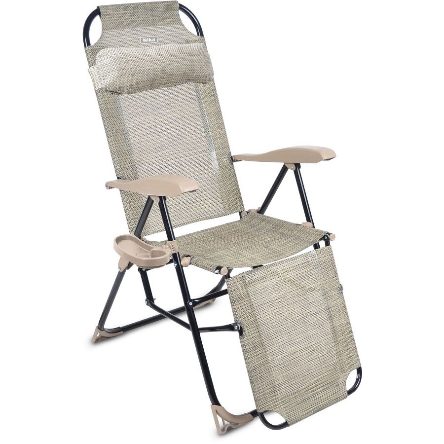 Кресло-шезлонг складное Ника с подн. и полкой КШ3/3 ротанг кресло шезлонг складное ника с подножкой к3 зеленый