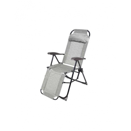 Кресло-шезлонг складное "Ника" с подн. и полкой КШ3/4  бамбук