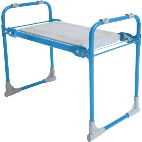 

Скамейка садовая складная до 100 кг 54,5*28,*42,5 (Ника) голубой СК