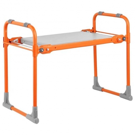 Скамейка садовая  складная  с мяг сиденьем оранж.до 100 кг 54,5*...