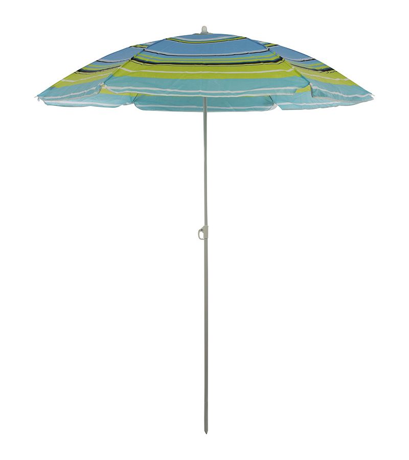 зонт пляжный d 160 h 170см стойка 16 19мм полиэстер 170t eurica арт 681658 Зонт пляжный BU-61 диаметр 130 см, складная штанга 170 см
