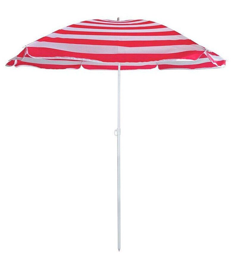 цена Зонт пляжный BU-68 диаметр 175 см, складная штанга 205 см