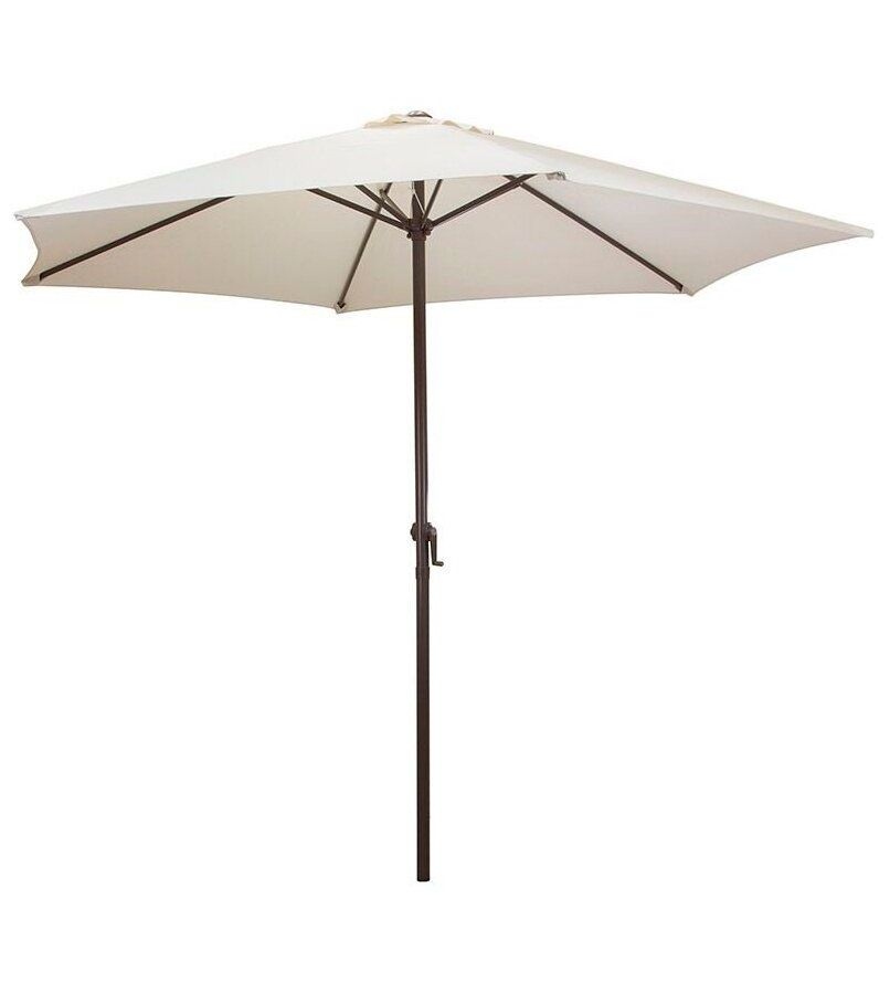 Зонт садовый GU-01 (бежевый) без крестообразного основания зонт садовый gu 03 синий с крестообразным основанием