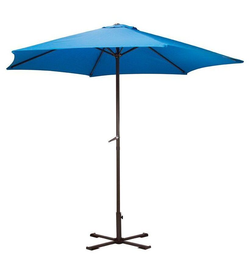 Зонт садовый GU-03 (синий) с крестообразным основанием зонт садовый gu 03 синий с крестообразным основанием