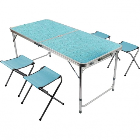 

Набор складной мебели: стол, 4 стула, туристический, садовый, СТАНДАРТ, DASWERK, 680045