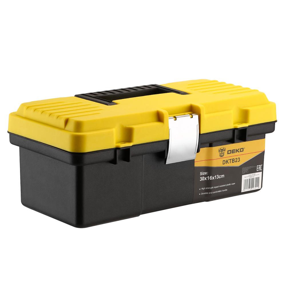 Ящик для инструментов DEKO DKTB23 (30х16х13см) ящик для инструментов deko dktb23 30х16х13см черно желтый