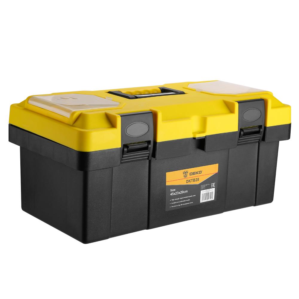 Ящик для инструментов DEKO DKTB28 (45х23х20см) ящик для инструментов deko dktb28 45х23х20см черно желтый