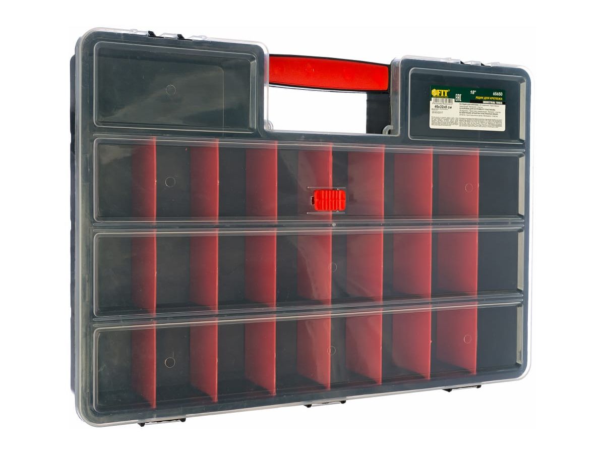 Ящик для крепежа (органайзер) 18 ( 460х320х80 мм ) ящик для крепежа fit 65651