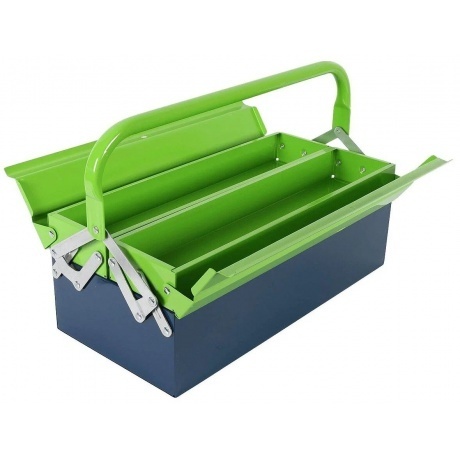 Ящик для инструмента, 430х200х160 мм, три секции, металлический Сибртех - фото 5