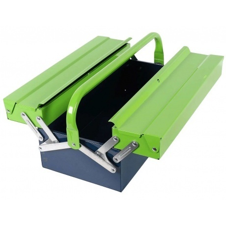 Ящик для инструмента, 430х200х160 мм, три секции, металлический Сибртех - фото 7