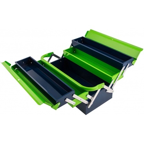 Ящик для инструмента, 430х200х200 мм, пять секций, металлический Сибртех - фото 2