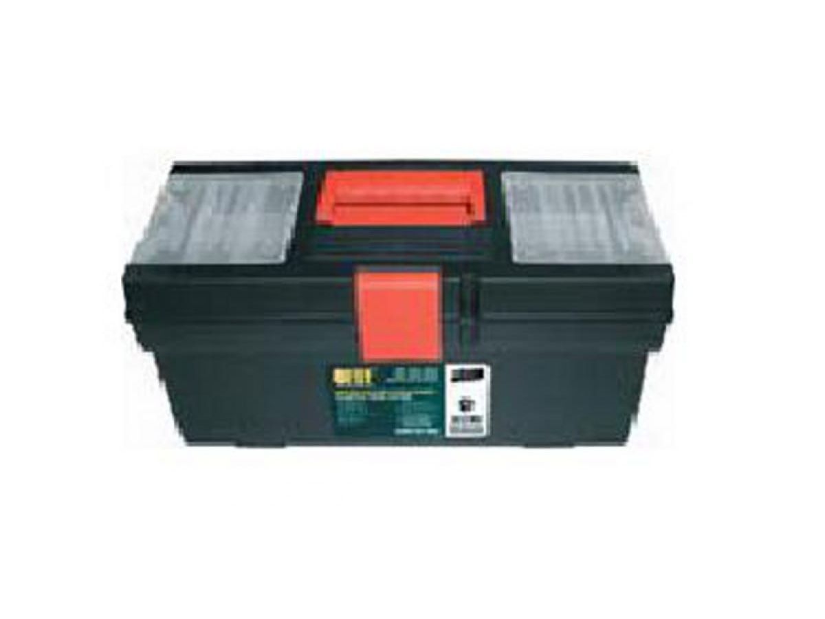 Ящик для инструмента пластиковый 16 (41 х 21,5 х 18,5 см) замки и стенки из нерж. стали