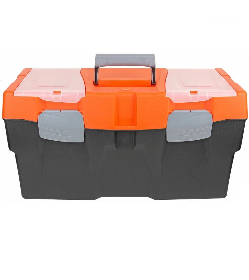 Ящик для инструмента пластиковый 17 ( 420х220х180 мм ) универсальный ящик эврика с контейнером лотком и 2 органайзерами на крышке er 10333