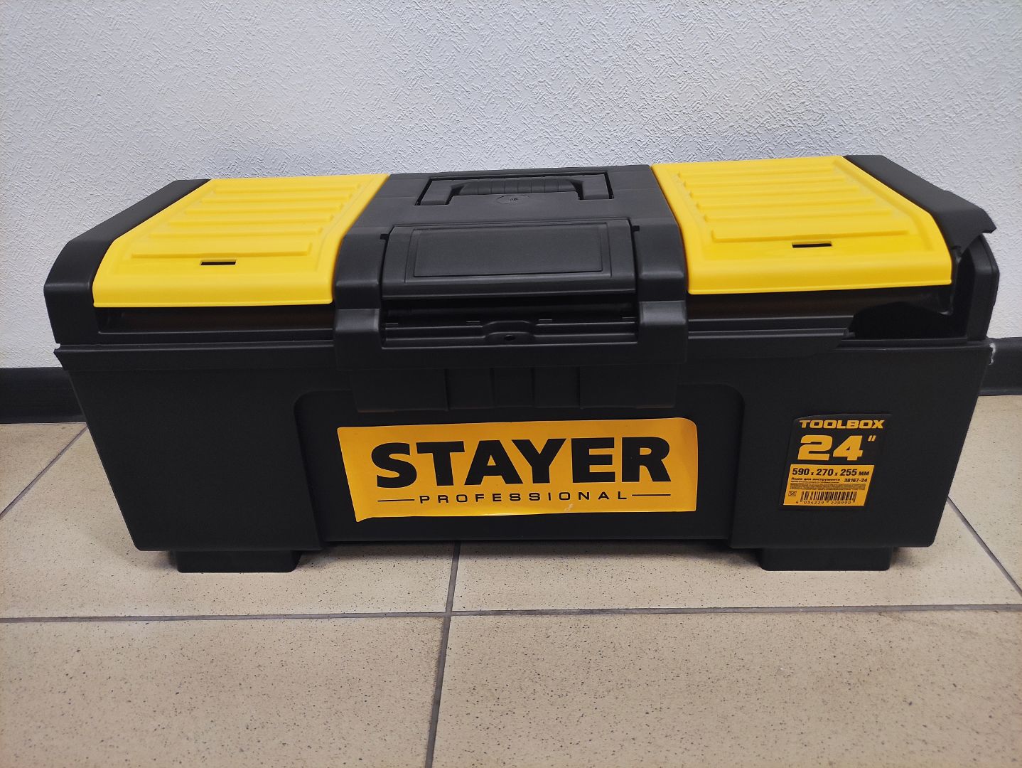 Ящик для инструмента Stayer Professional Toolbox-24 38167-24 хорошее состояние - фото 2
